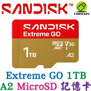 SanDisk Extreme GO MicroSDXC 1T 1TB MicroSD A2 240MB 記憶卡