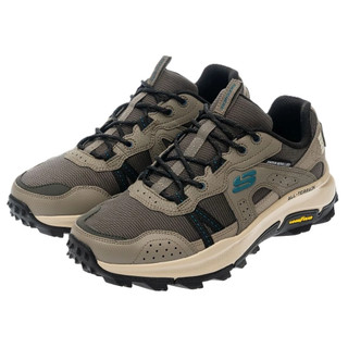 512-SKECHERS 男鞋 越野鞋 慢跑 防潑水 大刻紋 灰棕 EQUALIZER TRAIL 237790DKTP