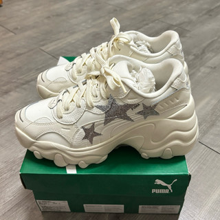 PUMA Pulsar Wedge Wn’s CN Star 流行休閒鞋 米白銀星星💫 398675-01