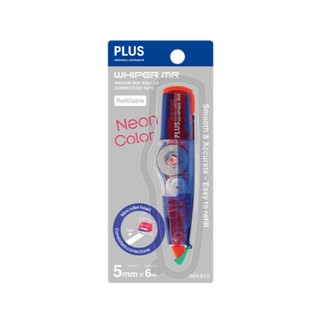 PLUS Neon color WHIPER MR 智慧型滾輪修正帶-藍 墊腳石購物網