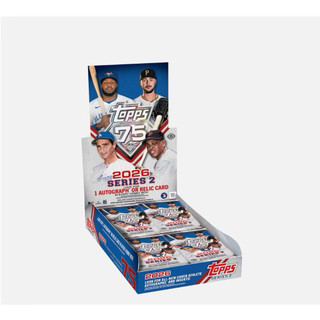 保1簽或1物全新現貨 2026 Topps Series 2 Baseball Hobby Box拼大谷道奇簽名卡贈卡膜