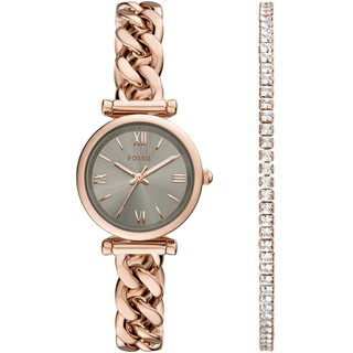 FOSSIL Carlie 女錶 手錶手鍊禮盒套組 ES5378SET 開學季禮物