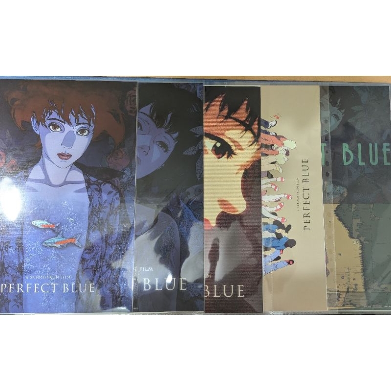 藍色恐懼 台版特典海報 第二週夜光款 第四週1997年國際款 第五週全員集合款 拼圖款 迎向千萬特別場 今敏紀念回饋場