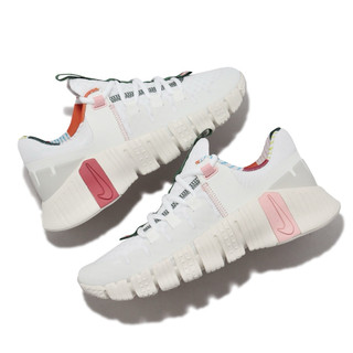 Nike 訓練鞋 Wmns Free Metcon 5 白 粉 健身重訓 女鞋