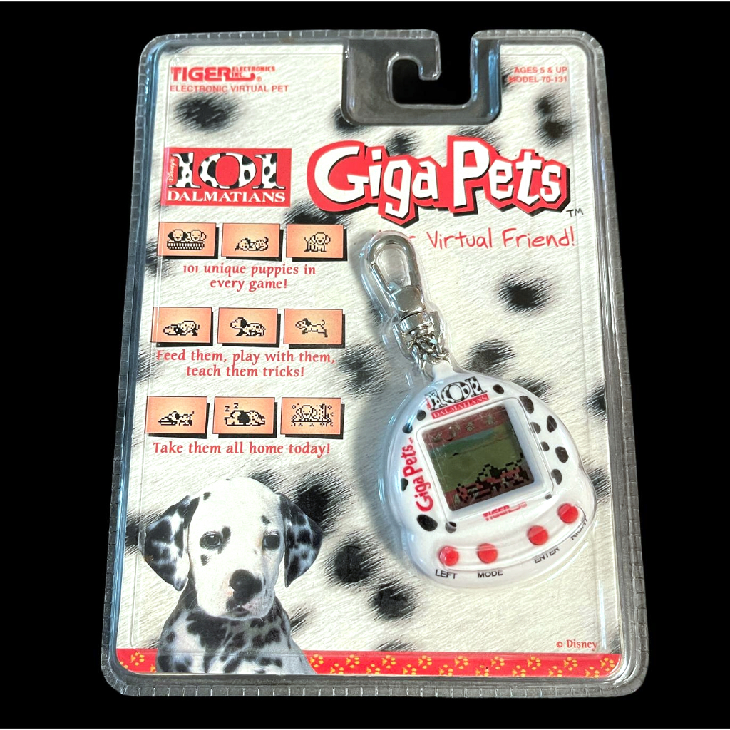 全新 1997 101忠狗 狗狗 Giga Pets 電子狗 大麥町 寵物機 電子機 電子寵物 電子雞 已絕版 塔麻可吉