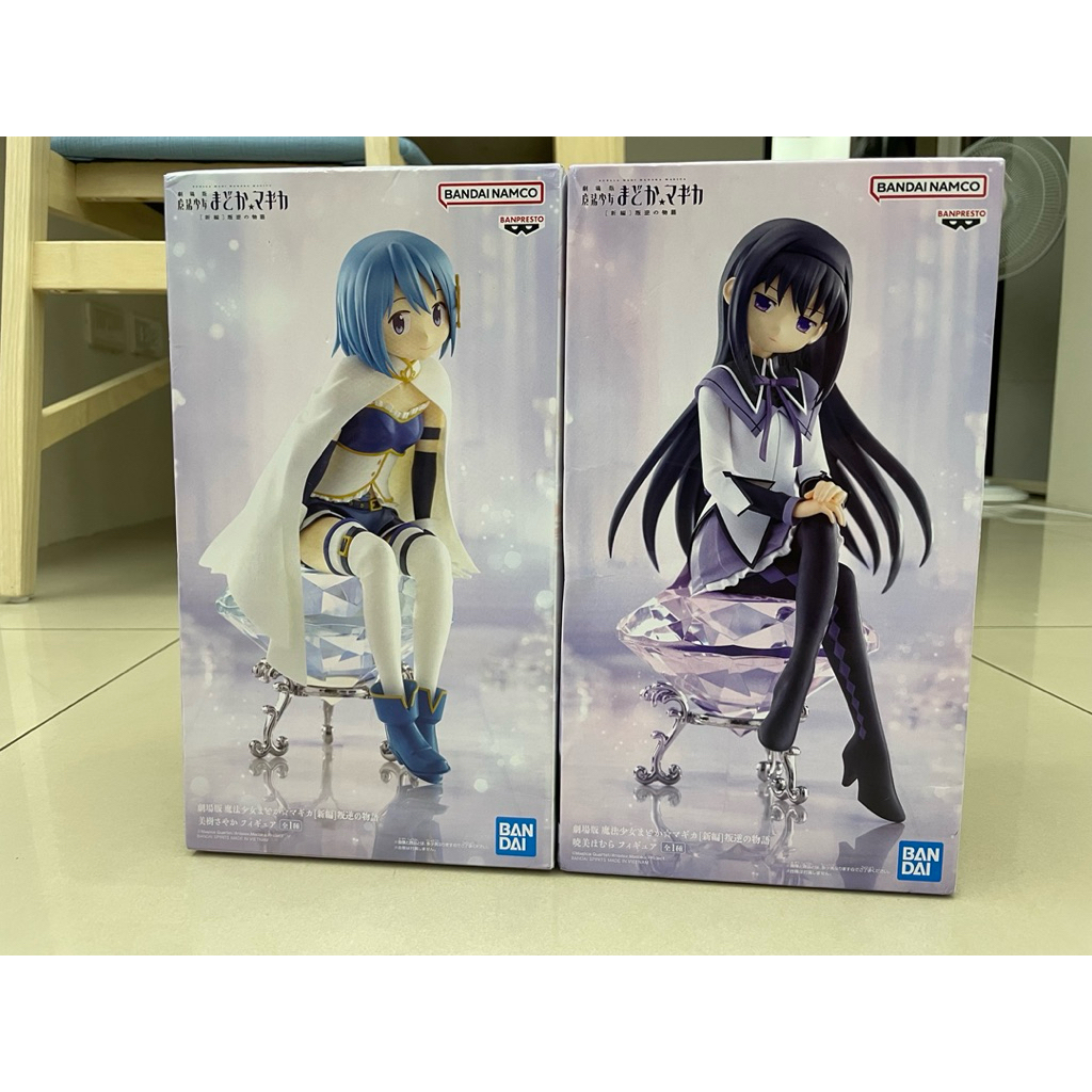 全新 日版 景品 魔法少女小圓 鹿目圓 美樹沙耶香 曉美焰 巴麻美 佐倉杏子 劇場版 叛逆的物語 公仔