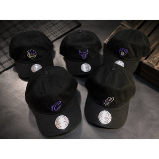Mitchell & Ness NBA 籃網隊 公牛隊 勇士隊 刺繡 亮皮 logo 老帽 黑X紫