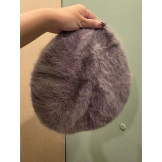 女裝貝蕾帽 絨毛帽子 二手女裝 帽子 便宜賣