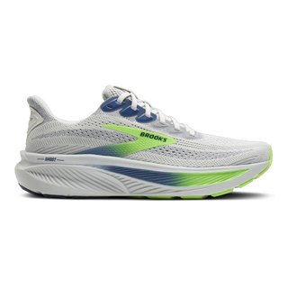 【BROOKS】Ghost 17男平穩型緩衝運動鞋『灰/綠』110442 戶外 露營 登山 健行 休閒 時尚 運動 運動