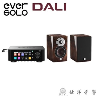 Eversolo PLAY CD 串流綜合擴大機+DALI Menuet SE 書架喇叭 皇太子 特別版 公司貨保固