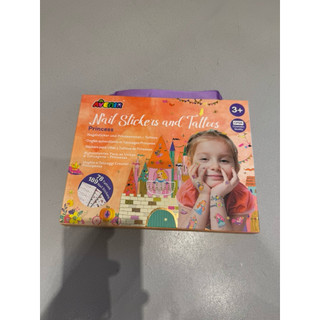 全新 只有一盒 女童最愛 德國 Avenir Kids 兒童美甲貼紙 紋身貼紙 兒童美甲貼紙 紋身貼紙套組 派對穿搭小物