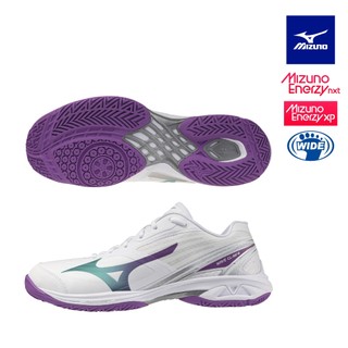 MIZUNO 美津濃 WAVE CLAW 4 女款 寬楦 羽球鞋 71GA264316