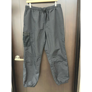 二手男褲Nike × Supreme 聯名 黑色機能束口長褲 Jogger 運動長褲 M號