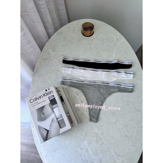 【S.E美國代購】Calvin Klein 經典細版字母腰帶 舒適棉質丁字褲 CK女內褲 極致輕盈 貼身無痕 性感熱銷款