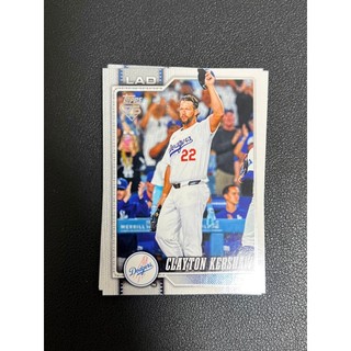 柯蕭 名人堂 2026 Topps Update Clayton Kershaw LA Dodgers 洛杉磯道奇