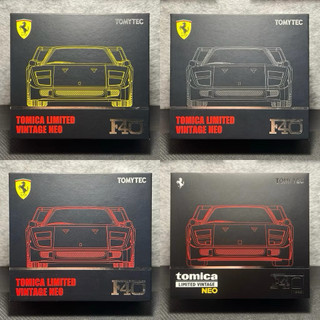 【tlv】TOMYTEC法拉利FERRARI F40紅色 黃色 黑色TOMICA LIMITED VINTAGE NEO