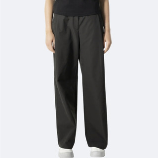 【PALLADIUM】W WIDE LEG PANTS 01 長褲 女 黑 闊腳褲 1911722008