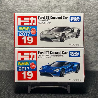 Tomica多美小汽車 19 福特 ford gt concept car GT40 初回+一般（2017新車貼）