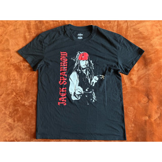 全新迪士尼Disney Pirates Of The Caribbean Jack Sparrow短T SZ L