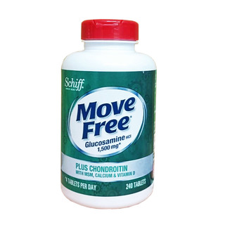 Schiff Move Free 益節 葡萄糖胺 軟骨素 MSN 維生素D 鈣錠 240錠 Glucosamine