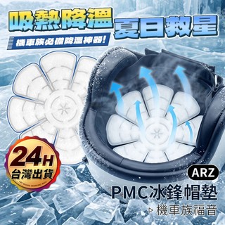 PCM冰鋒帽墊 冰帽墊 帽子冰墊【ARZ】冰涼墊 保冷墊 安全帽墊 頭部降溫 安全帽 棒球帽 漁夫帽 黑科技【H371】