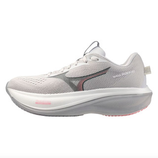 Mizuno WAVE RIDER 30 女款 慢跑鞋 灰/粉紅 J1GW262075