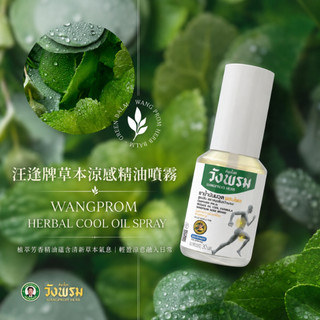 ✨買一送一超值價🔥泰國WANGPROM汪逢牌 薑萃草本噴霧 30ml 溫感 Warm / 清爽 Cool 草本精油噴霧