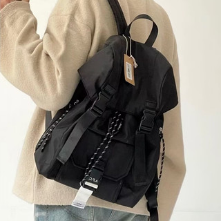 法國代購🇫🇷 A.P.C. SAC A DOS TREK 男士雙肩包 戶外防潑水機能背包 大容量休閒後背包 抽繩肩背包