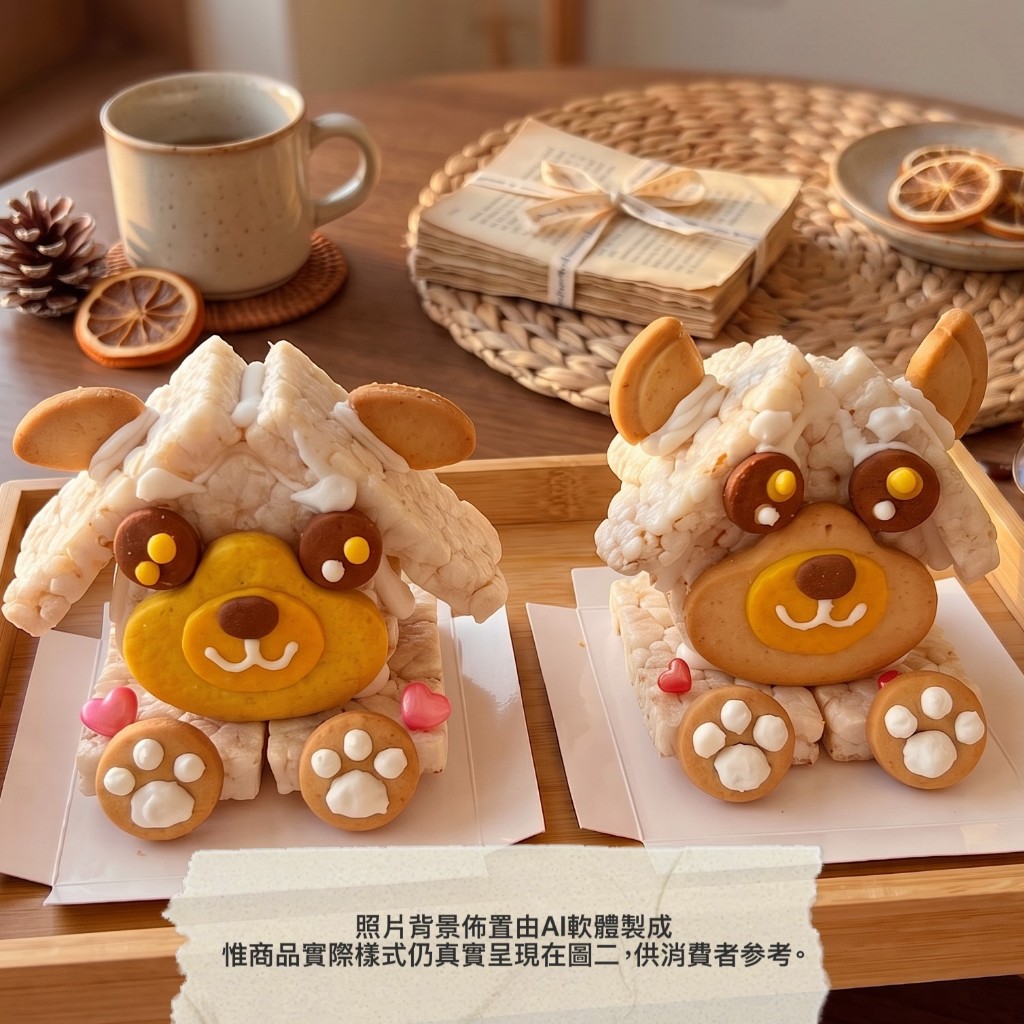 【樂活DIY】萌犬汪汪小窩 餅乾屋DIY材料包 免烤箱 糖霜造型餅乾 米餅屋 親子手作 幼兒園學校團體活動 薑餅屋DIY