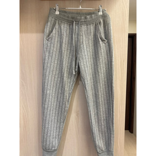 Uniqlo 灰色鋪棉長褲S號二手