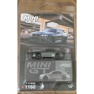 MINI GT Nissan Skyline GT-R R34 1160號 吊卡