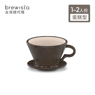 【Brewista】蛋糕陶瓷濾杯(1-2人份－鎏金)