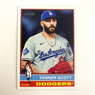 2025 Topps Heritage Tanner Scott 道奇隊 特卡 球員卡 棒球卡