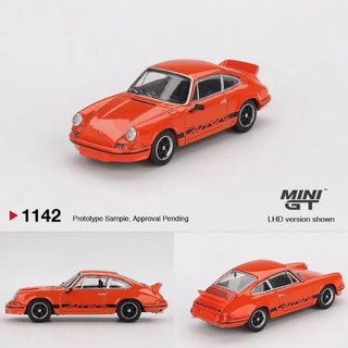 現貨 MINIGT 1/64 保時捷 911 Carrera RS 2.7 Tangerine LHD MGT01142