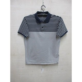 男-二手UNIQLO漸層條紋短袖POLO衫!!請勿議價!標多少算多少!