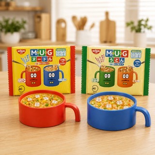 LUCKY補給站 日清 NISSIN MUG雙味泡麵 馬克杯麵 MUG杯仔麵 醬油海鮮 烏龍咖哩 咖哩烏龍麵 迷你杯
