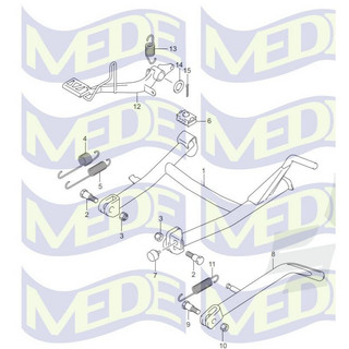 ~MEDE~ Suzuki gixxer sf 250 150 gixxer 跑車版 街車版 煞車踏桿 腳剎車 右剎車