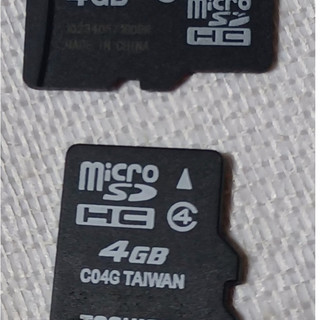 ╭✿㊣ 二手 TF記憶卡 Micro Sd卡【4GB】TOSHIBA,TEAM 手機擴充容量 監視器 行車記錄器 MP3