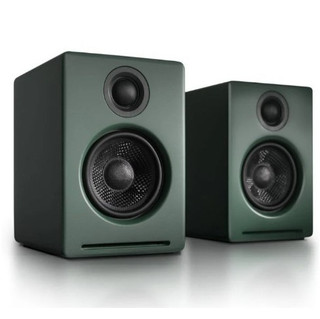 新綠色新上市【Audioengine 台灣】A2+ wireless主動式立體聲藍牙書架喇叭-美國品牌/3.5mm立體聲