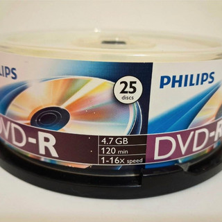 【PHILIPS DVD-R 4.7 GB 120 min 1-16X speed 光碟片】拆封品，僅用2片，其餘全新