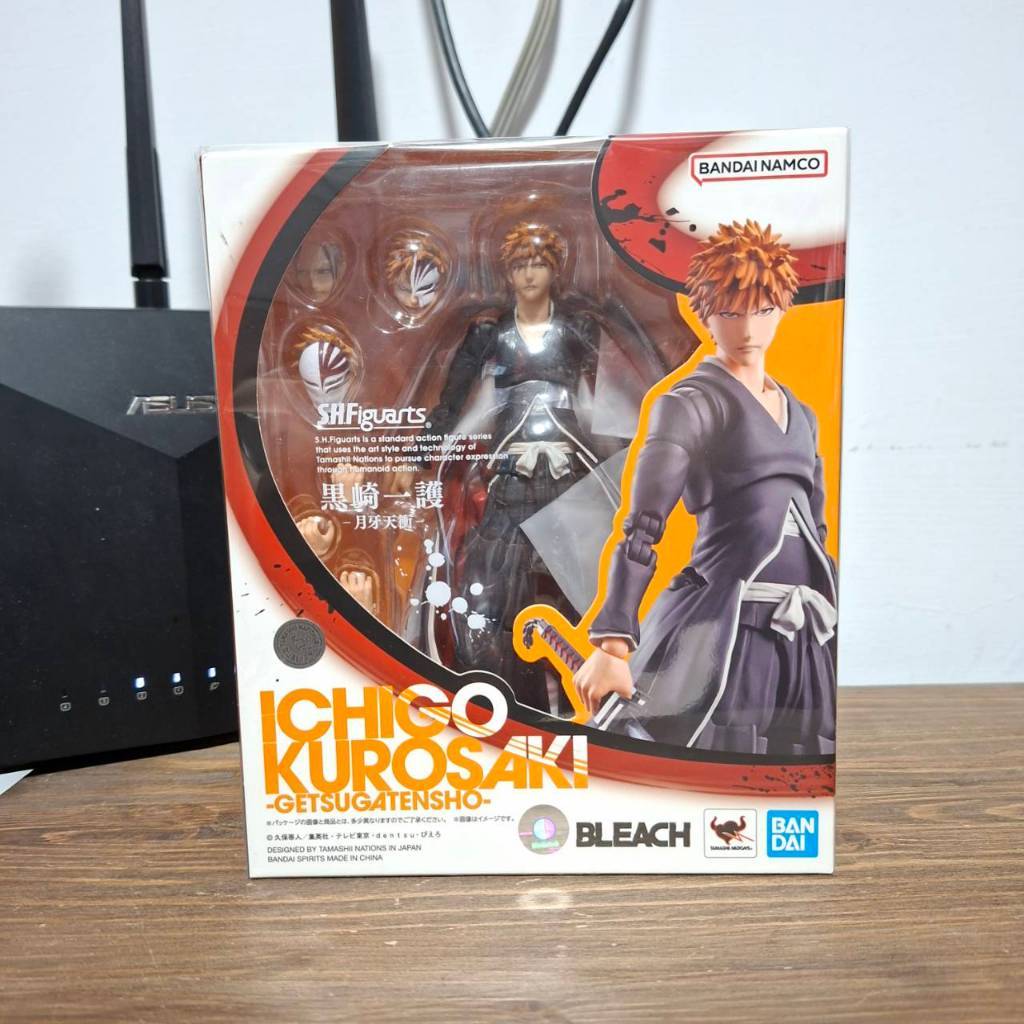 現貨 BLEACH 死神 SHF 黑崎一護 月牙天衝 虛化 黑崎 一護 S.H.F.