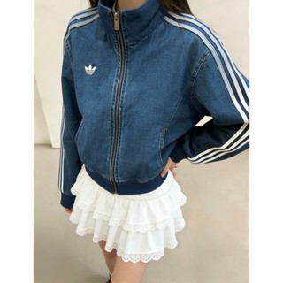 ADIDAS OG ADICOLOR FIREBIRD 牛仔外套 牛仔藍 短款 運動外套 黑 JD2570 KD1517