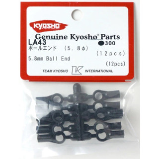 KYOSHO 球頭臂 12入 球徑 5.8mm 拉桿徑 3mm 用 LA43