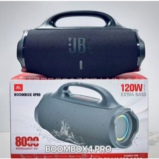 台灣蘆竹倉 【120W大功率新款 低音炮 BOOMSBOX4por 大戰神 四代 音箱手提 重低音 無線 插卡 藍芽喇叭
