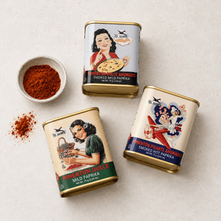 不含蘇丹紅！西班牙｜香料航家紅椒粉—復刻限量版（75g｜Paprika El Avion 紅椒粉 煙燻紅椒粉｜食物的靈魂