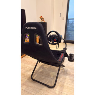 二手 Playseat Challenge + Logitech G29賽車方向盤與排檔組合