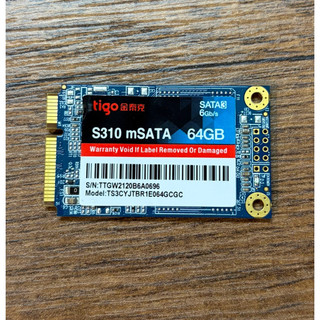 SSD m.SATA 32GB 64GB mSATA 固態硬碟 挖礦主機板可用 系統碟