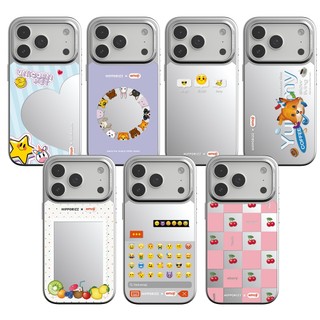 Hipporizz X emoji iPhone 18 Pro Max/17 Pro Max Mirra鏡面磁吸支架殼