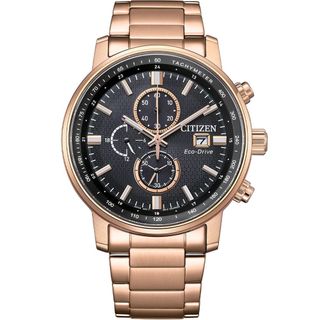 折扣私訊 CITIZEN 星辰 Chronograph 光動能 計時碼錶 男錶 43mm (CA0848-85E