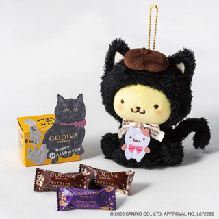布丁狗 x Godiva 2026 萬聖節 三麗鷗 聯名 娃娃 現貨 愛雅日貨